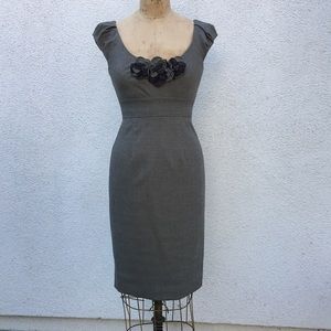 Couture Rebecca Taylor silk lined fitted dress.